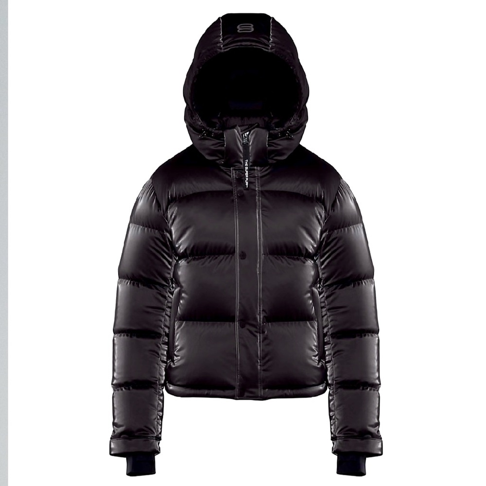 The Super Puff Shorty Black Liquid Shine